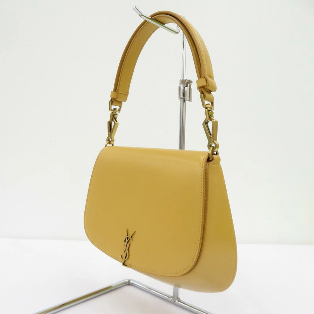 SAINT LAURENT Voltaire Top Handle Bag Handbag Yellow